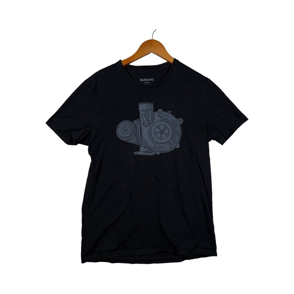 Subaru IHI Turbo Engine Turbocharge Black Impreza Owners Club T-shirt M